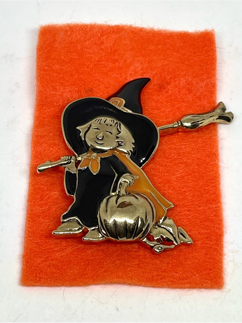 Vintage Monet Witch Costume Pin